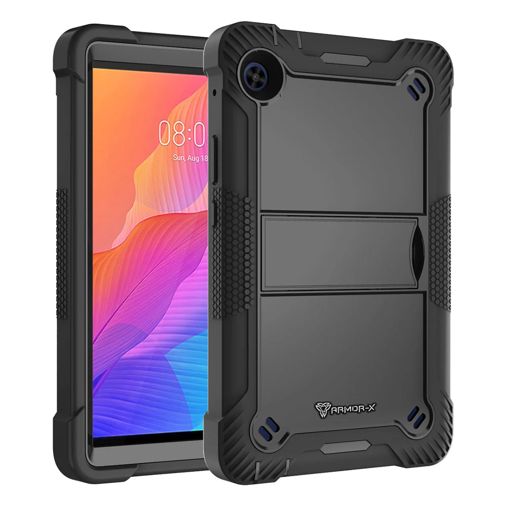VPN-HW-T8 | Huawei MatePad T8 8.0 | 3 layers Protective Rugged Case with kick-stand - Image 7