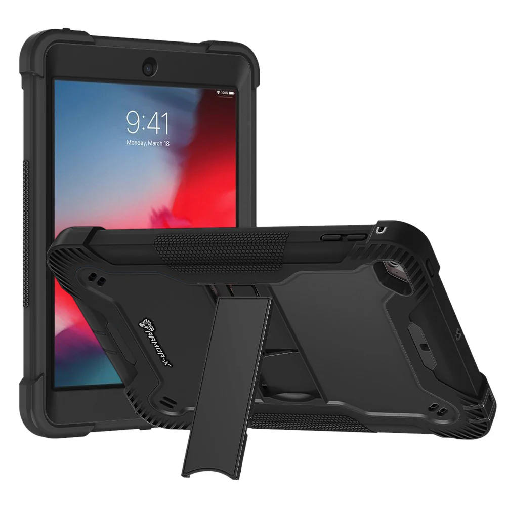 VPN-iPad-M54 | iPad mini 5 / mini 4 | 3 layers Protective Rugged Case with kick-stand