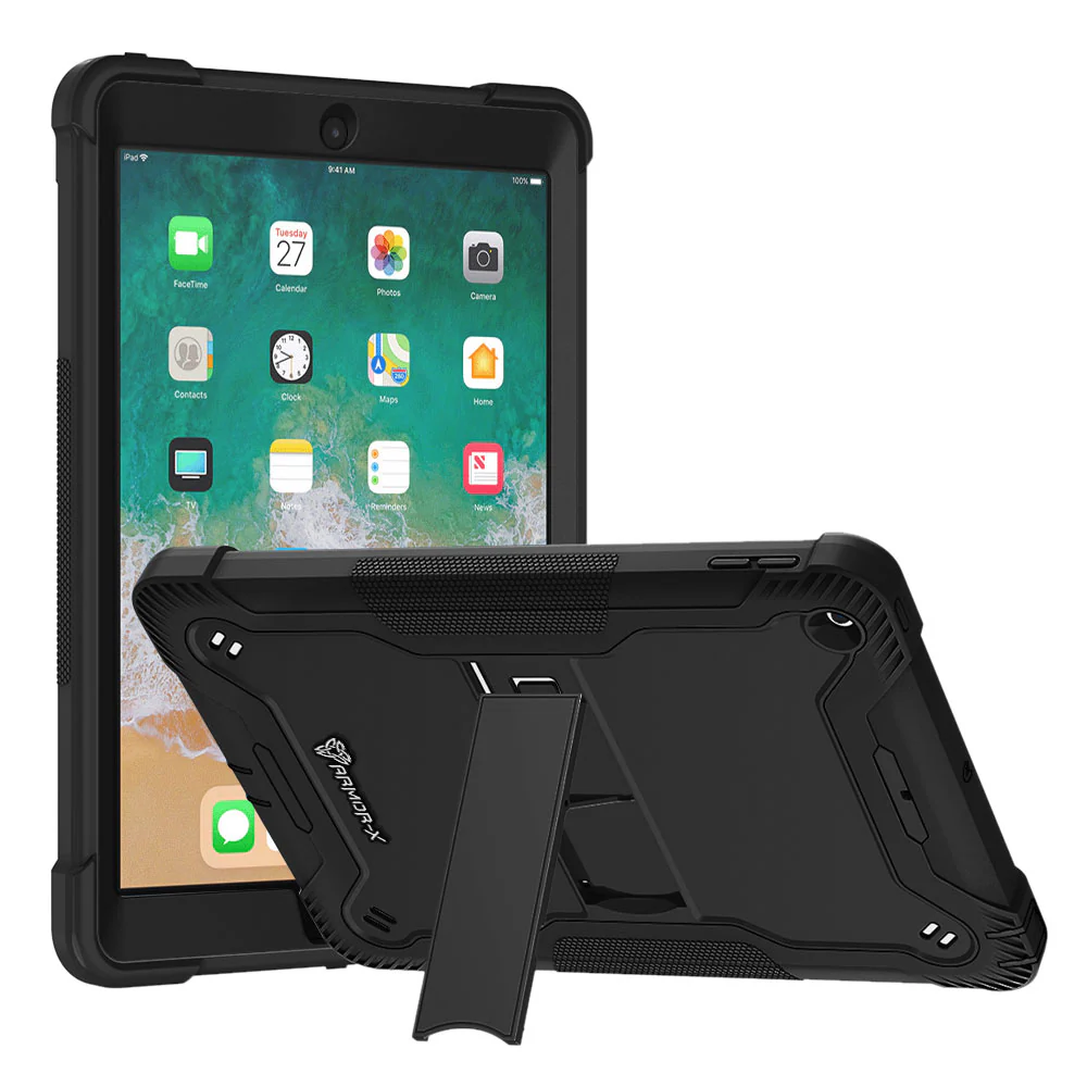 VPN-iPad-N2 | iPad 9.7 ( 5th / 6th Gen. ) 2017 / 2018 | 3 layers Protective Rugged Case with kick-stand