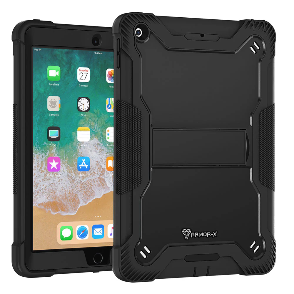 VPN-iPad-N2 | iPad 9.7 ( 5th / 6th Gen. ) 2017 / 2018 | 3 layers Protective Rugged Case with kick-stand - Image 7