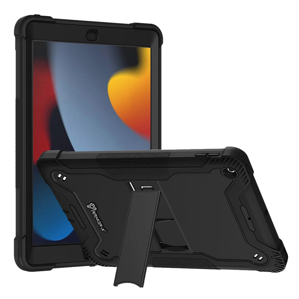 VPN-iPad-N3 | iPad 10.2 (7th & 8th & 9th Gen.) 2019 / 2020 / 2021 | 3 layers Protective Rugged Case with kick-stand