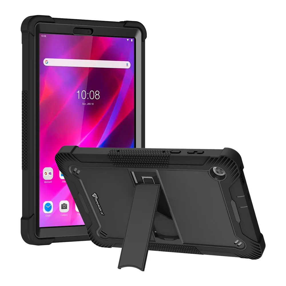 VPN-LN-K10 | Lenovo Tab K10 ( TB-X6C6F/X/L TB-X6C6NBF/X/L ) | 3 layers Protective Rugged Case with kick-stand