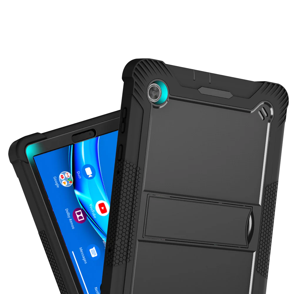 VPN-LN-K10 | Lenovo Tab M10 Plus TB-X606 | 3 layers Protective Rugged Case with kick-stand - Image 10