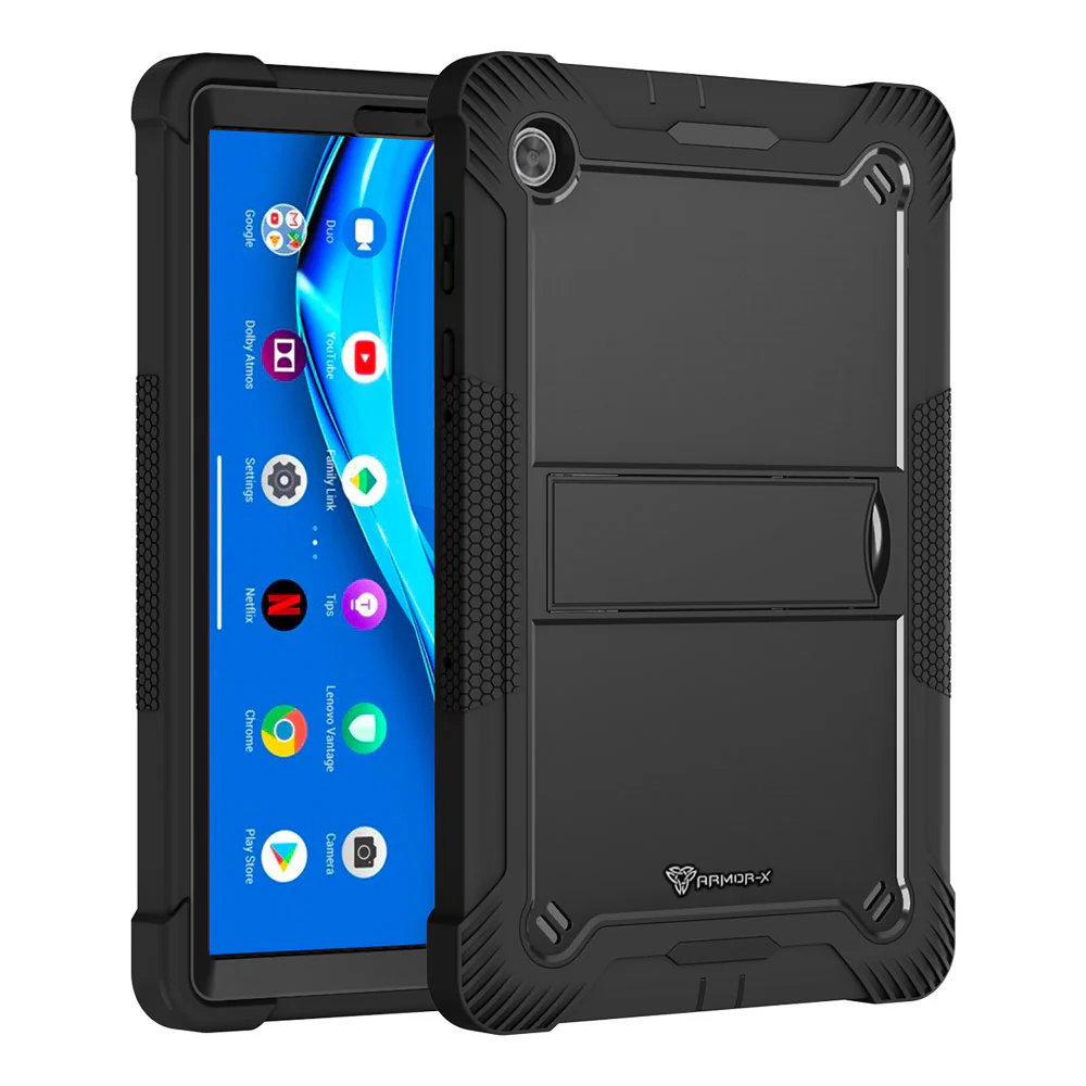 VPN-LN-K10 | Lenovo Tab M10 Plus TB-X606 | 3 layers Protective Rugged Case with kick-stand - Image 8