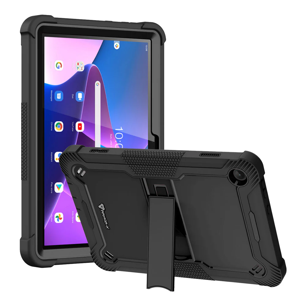 VPN-LN-M10-V3 | Lenovo Tab M10 ( Gen3 ) TB328 | 3 layers Protective Rugged Case with kick-stand