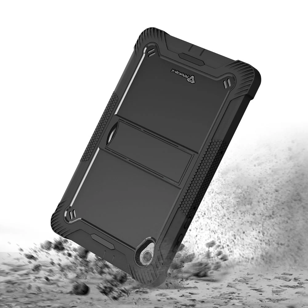 VPN-LN-M10HD2 | Lenovo Tab M10 HD (2nd Gen) TB-X306F | 3 layers Protective Rugged Case with kick-stand - Image 6