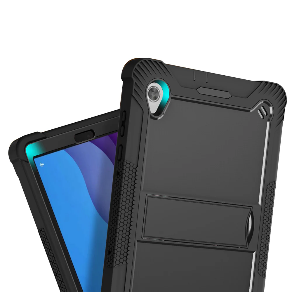 VPN-LN-M10HD2 | Lenovo Tab M10 HD (2nd Gen) TB-X306F | 3 layers Protective Rugged Case with kick-stand - Image 9