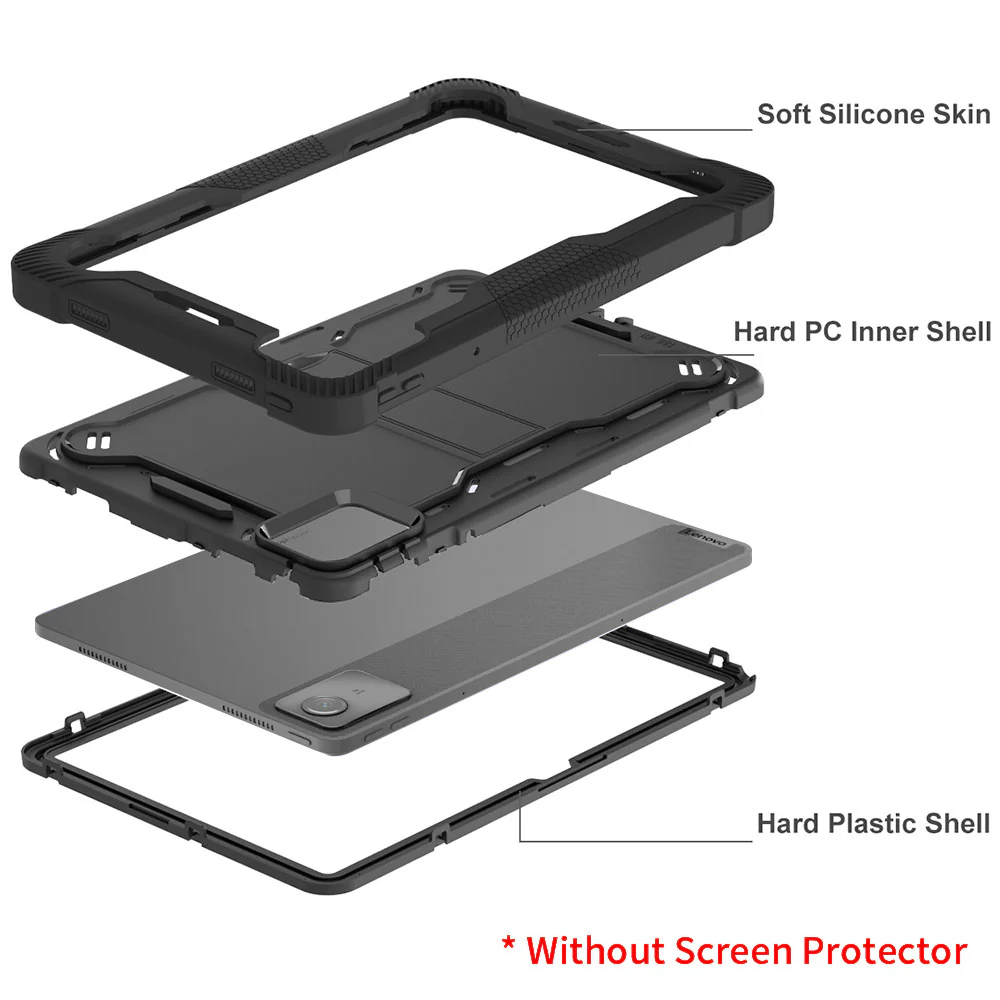 VPN-LN-M11 | Lenovo Tab M11 / K11 TB330 | 3 layers Protective Rugged Case with kick-stand - Image 8