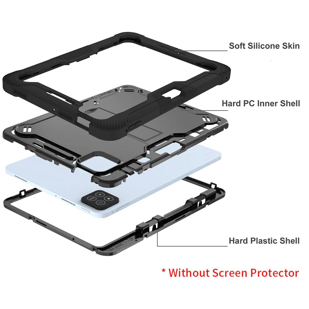 VPN-Mi-PAD7 | Xiaomi Pad 7 / 7 Pro | 3 layers Protective Rugged Case with kick-stand - Image 8
