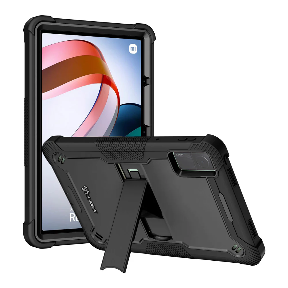 VPN-Mi-RMP | Xiaomi Redmi Pad | 3 layers Protective Rugged Case with kick-stand