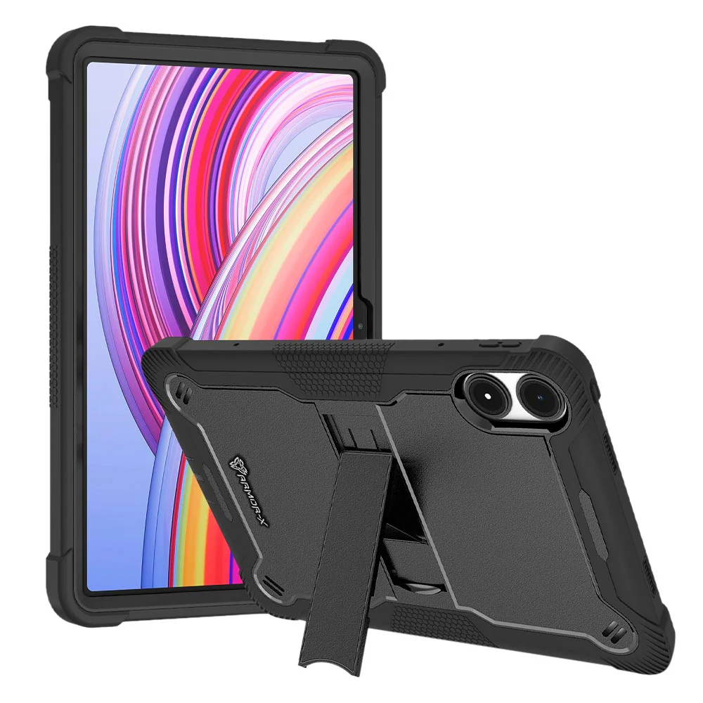 VPN-Mi-RMPPR | Xiaomi Redmi Pad Pro | 3 layers Protective Rugged Case with kick-stand