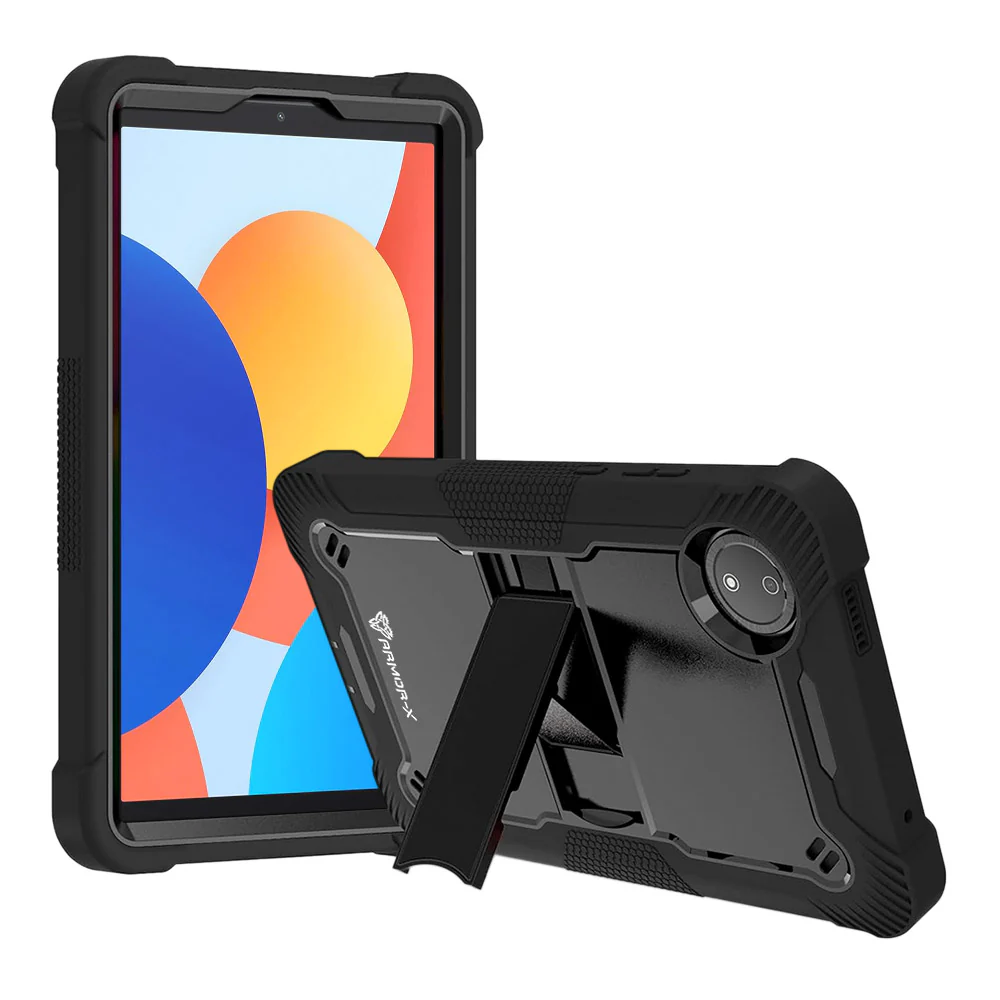 VPN-Mi-RMPSE-8.7 | Xiaomi Redmi Pad SE 8.7 / Redmi Pad SE 8.7 4G | 3 layers Protective Rugged Case with kick-stand