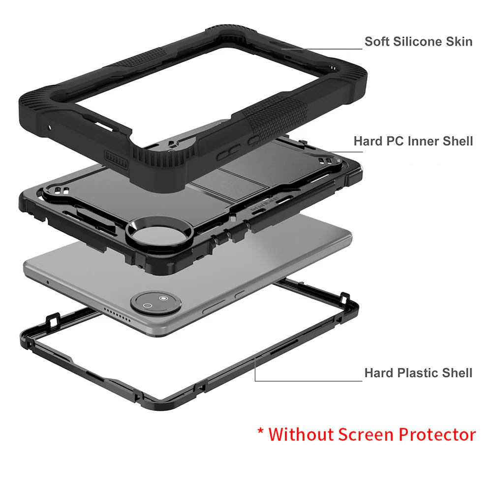 VPN-Mi-RMPSE-8.7 | Xiaomi Redmi Pad SE 8.7 / Redmi Pad SE 8.7 4G | 3 layers Protective Rugged Case with kick-stand - Image 6