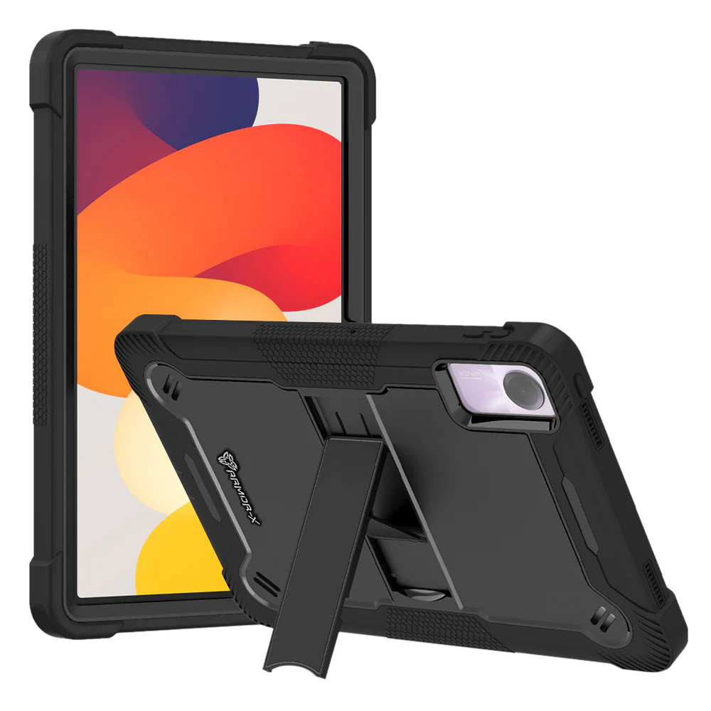 VPN-Mi-RMPSE | Xiaomi Redmi Pad SE ( 11" ) | 3 layers Protective Rugged Case with kick-stand