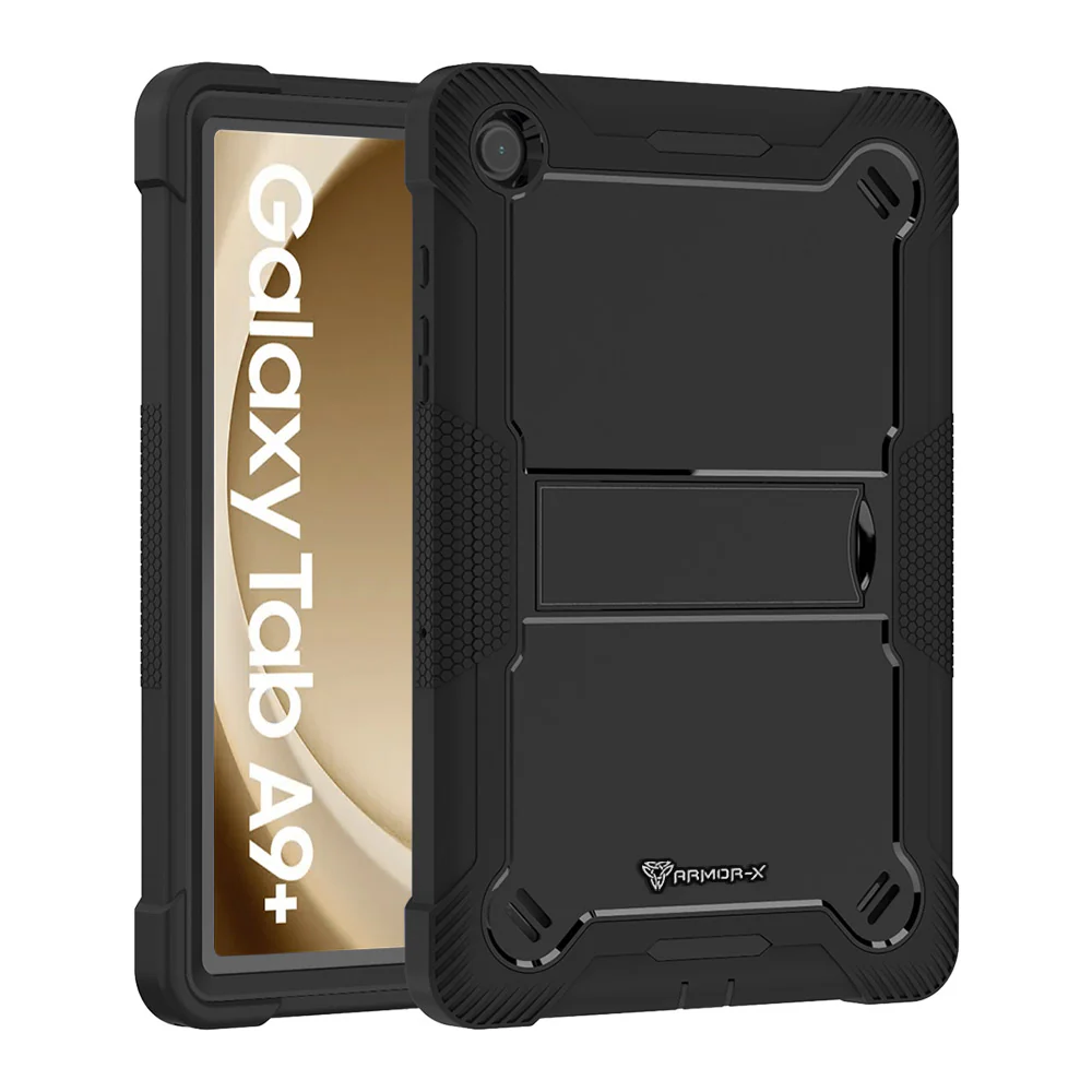 VPN-SS-X210 | Samsung Galaxy Tab A9+ A9 Plus ( 11" ) SM-X210 / SM-X215 / SM-X216 | 3 layers Protective Rugged Case with kick-stand - Image 7
