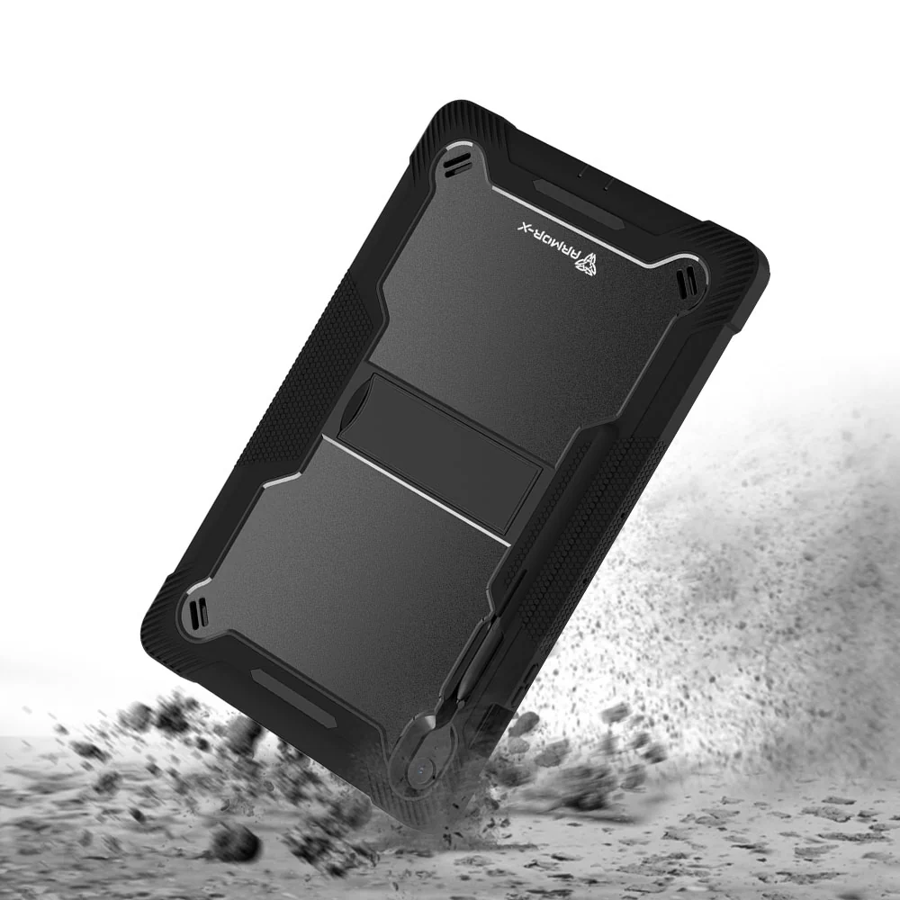 VPN-SS-X620 | Samsung Galaxy Tab S10 FE+ S10 FE Plus SM-X620 X626 X628 | 3 layers Protective Rugged Case with kick-stand - Image 7