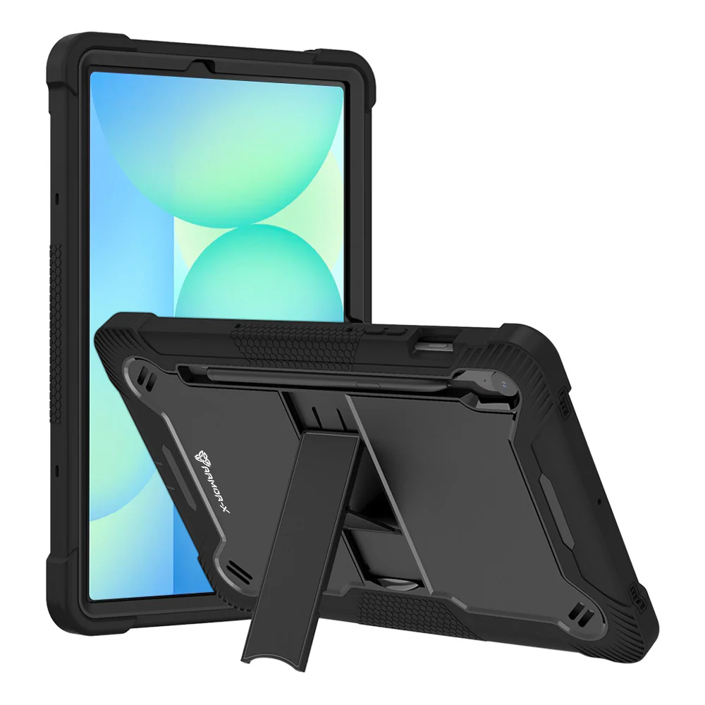 VPN-SS-X710 | Samsung Galaxy Tab S10 FE SM-X520 X526 X528 / S10 Lite SM-X400 X406 | 3 layers Protective Rugged Case with kick-stand