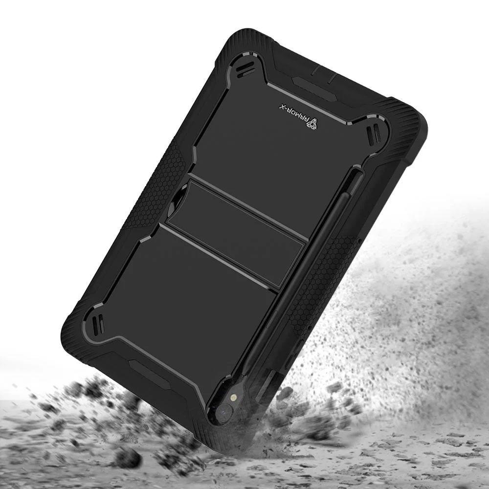 VPN-SS-X710 | Samsung Galaxy Tab S9 FE SM-X510 X516 X518 | 3 layers Protective Rugged Case with kick-stand - Image 6