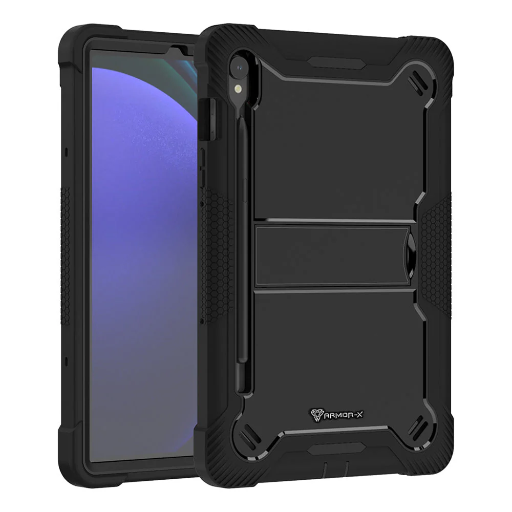 VPN-SS-X710 | Samsung Galaxy Tab S9 FE SM-X510 X516 X518 | 3 layers Protective Rugged Case with kick-stand - Image 7