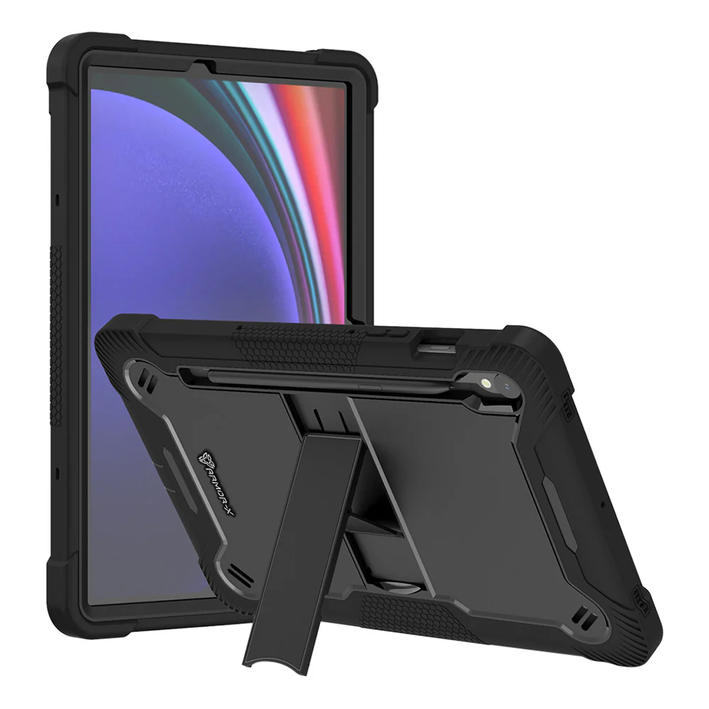 VPN-SS-X710 | Samsung Galaxy Tab S9 SM-X710 / X716 / X718 | 3 layers Protective Rugged Case with kick-stand