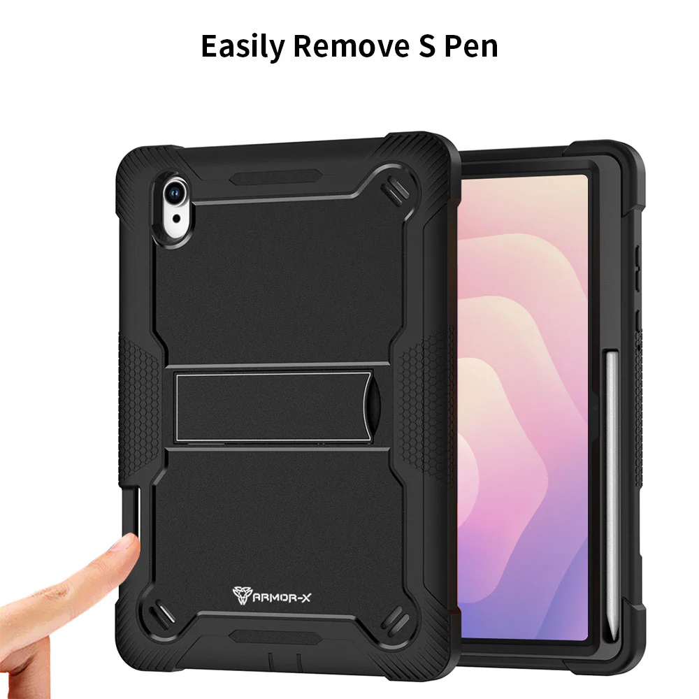 VPN-SS-X730 | Samsung Galaxy Tab S11 SM-X730 / X736 / X738 | 3 layers Protective Rugged Case with kick-stand - Image 8