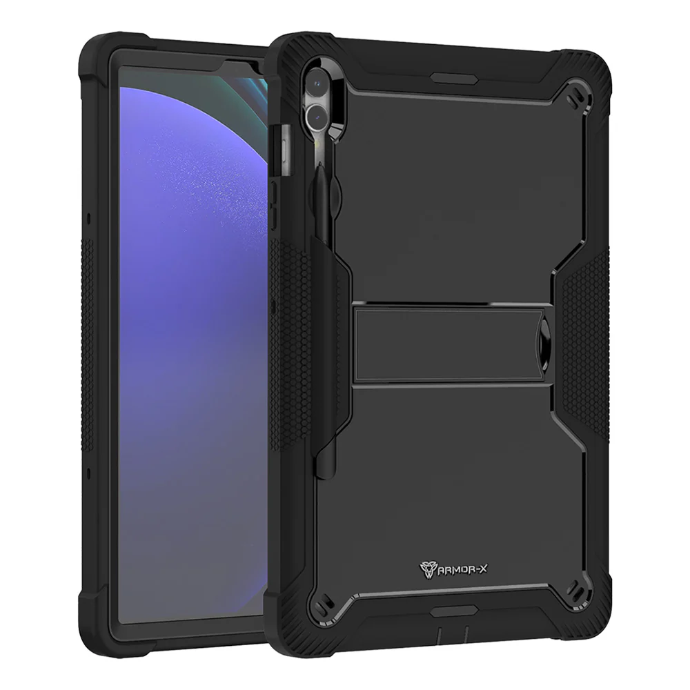 VPN-SS-X810 | Samsung Galaxy Tab S10+ S10 Plus SM-X820 / X826B | 3 layers Protective Rugged Case with kick-stand - Image 7