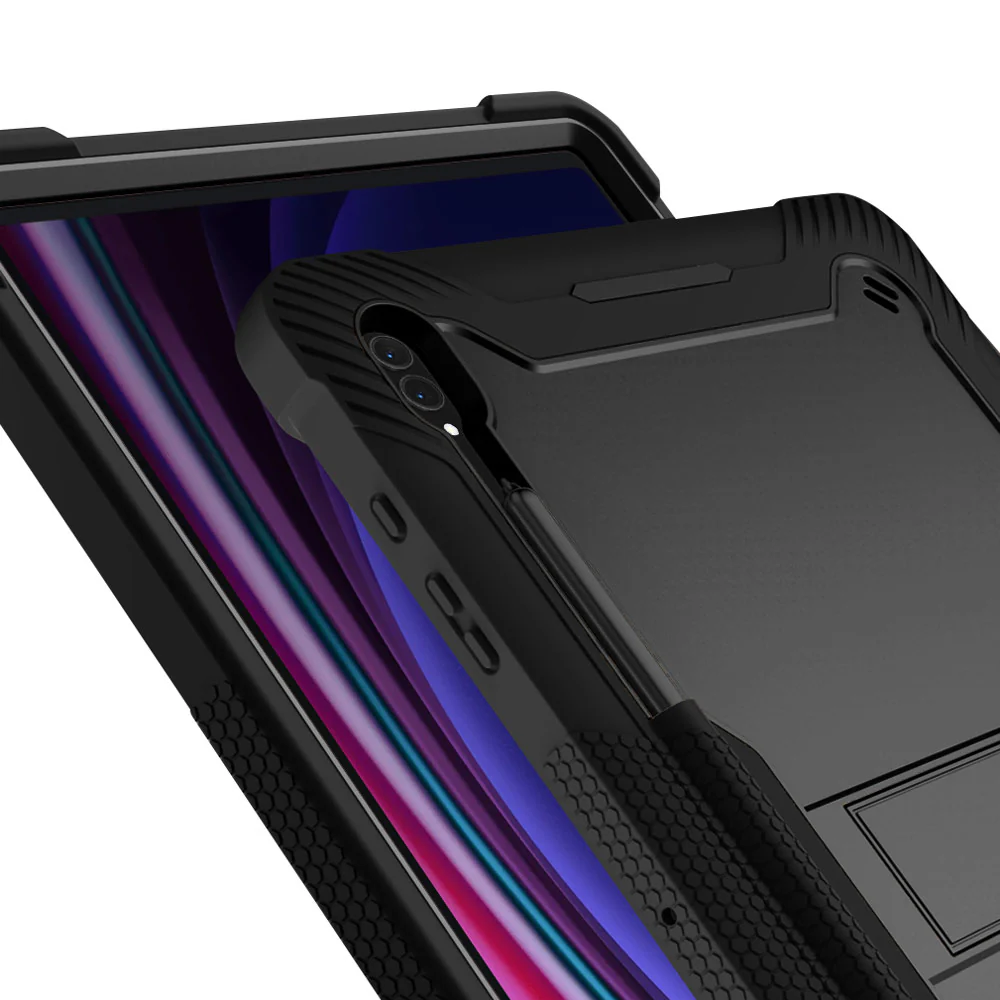 VPN-SS-X910 | Samsung Galaxy Tab S9 Ultra SM-X910 / X916 / X918 | 3 layers Protective Rugged Case with kick-stand - Image 9