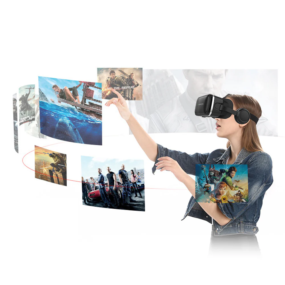 VR-01 | 3D VR HD Glasses with Headset Compatible 4.7-6 inch Phone - Image 4