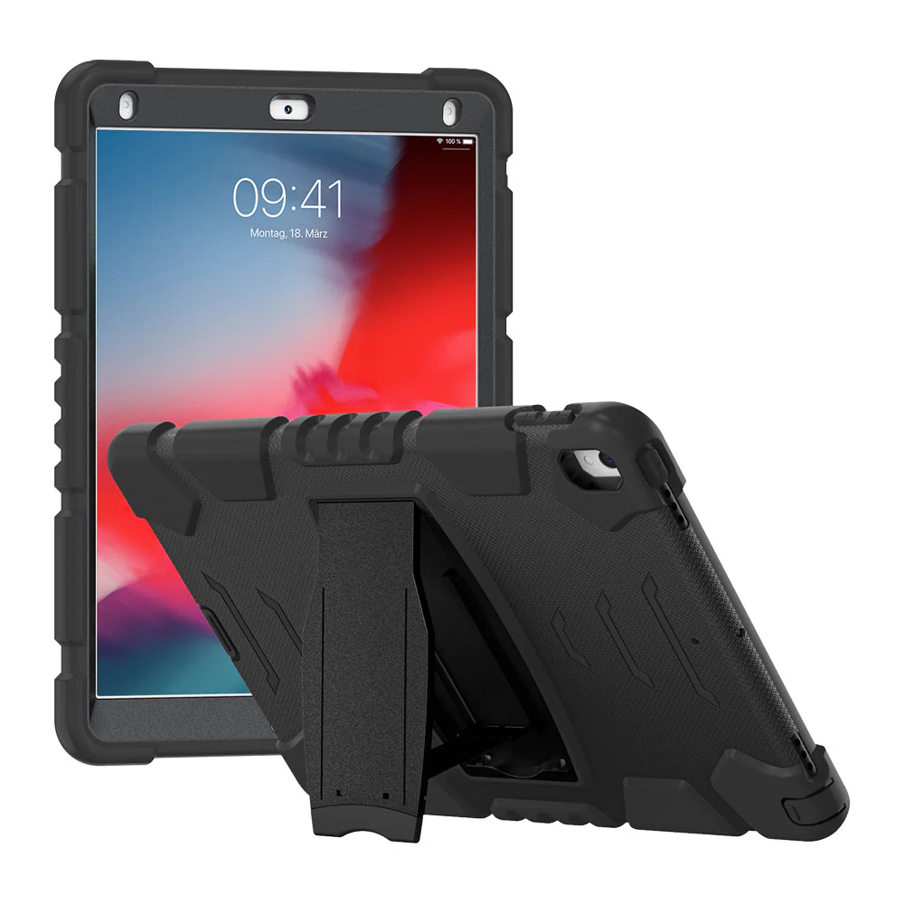 VRN-iPad-A3 | iPad Air (3rd Gen.) 2019 | 3 layers Protective Rugged Case with kick-stand
