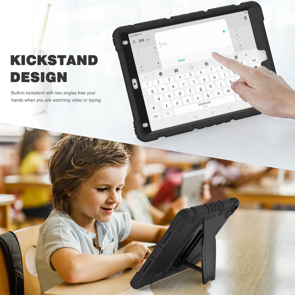 VRN-iPad-A3 | iPad Air (3rd Gen.) 2019 | 3 layers Protective Rugged Case with kick-stand - Image 5