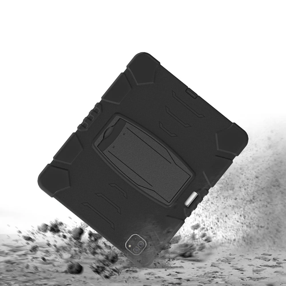 VRN-iPad-PR7 | iPad Pro 12.9 ( 3rd / 4th Gen. ) 2018 / 2020 | 3 layers Protective Rugged Case with kick-stand - Image 2