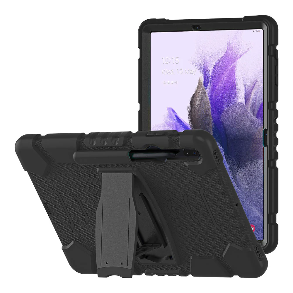 VRN-SS-S7FE | Samsung Galaxy Tab S7 FE SM-T730 / T733 / T736B / T735NZ | 3 layers Protective Rugged Case with kick-stand