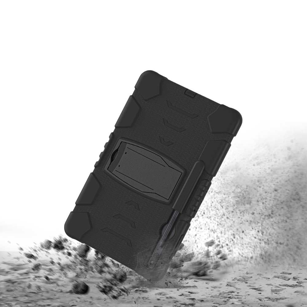 VRN-SS-S7FE | Samsung Galaxy Tab S7 FE SM-T730 / T733 / T736B / T735NZ | 3 layers Protective Rugged Case with kick-stand - Image 4