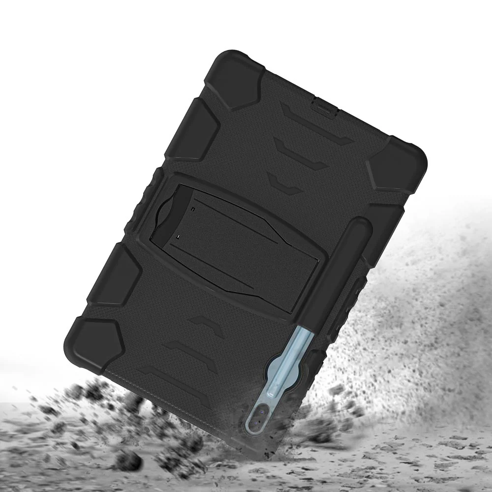 VRN-SS-T860 | Samsung Galaxy Tab S6 T860 T865 | 3 layers Protective Rugged Case with kick-stand - Image 2