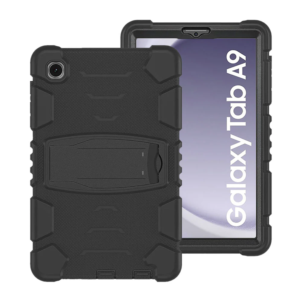 VRN-SS-X110 | Samsung Galaxy Tab A9 ( 8.7" ) SM-X110 / SM-X115 | 3 layers Protective Rugged Case with kick-stand - Image 4