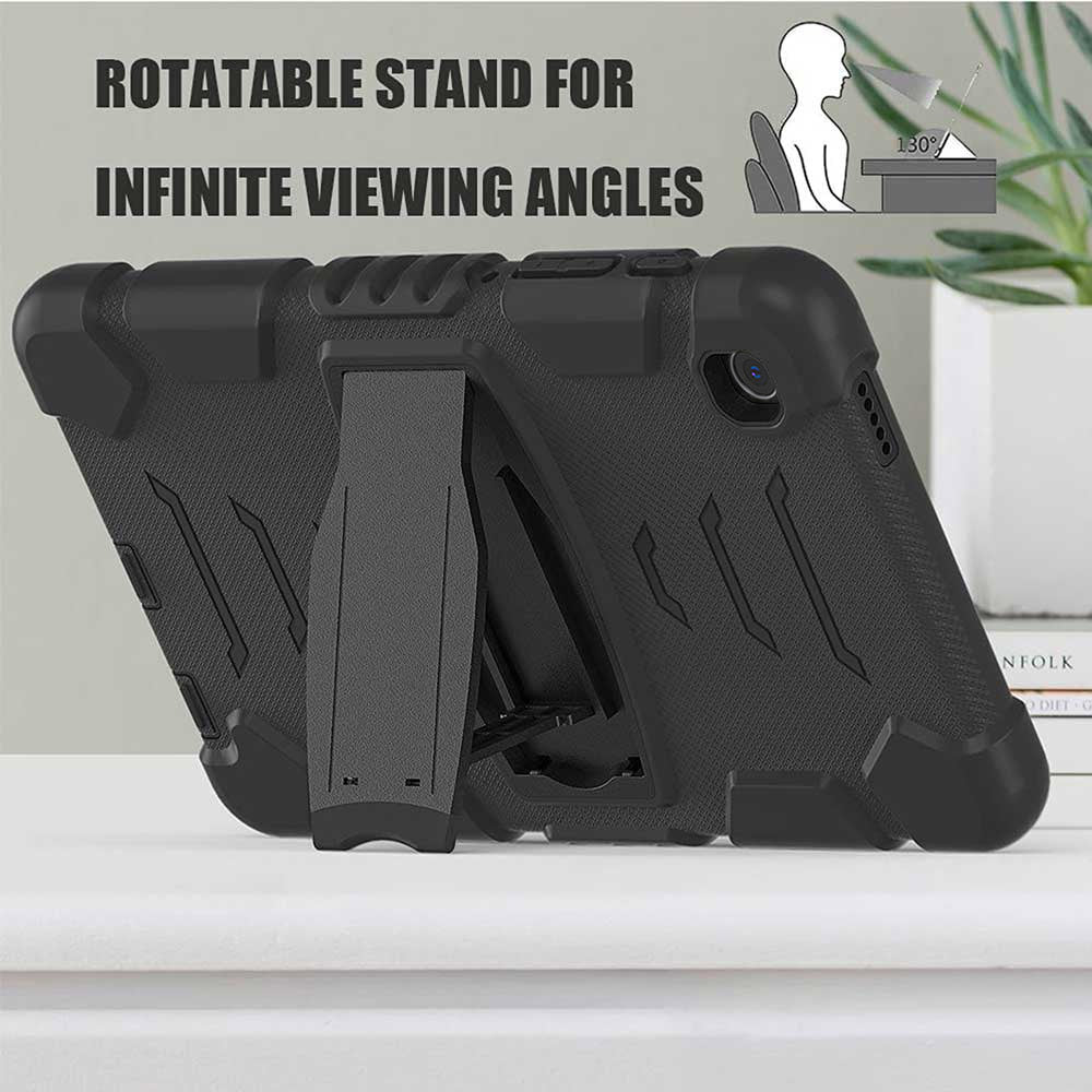VRN-SS-X110 | Samsung Galaxy Tab A9 ( 8.7" ) SM-X110 / SM-X115 | 3 layers Protective Rugged Case with kick-stand - Image 5
