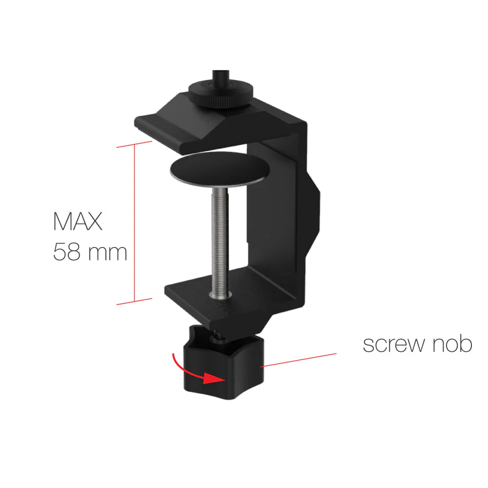 P3UT | G-Clamp Universal Mount | Design for iPad, Galaxy Tab & Tablet - Image 3