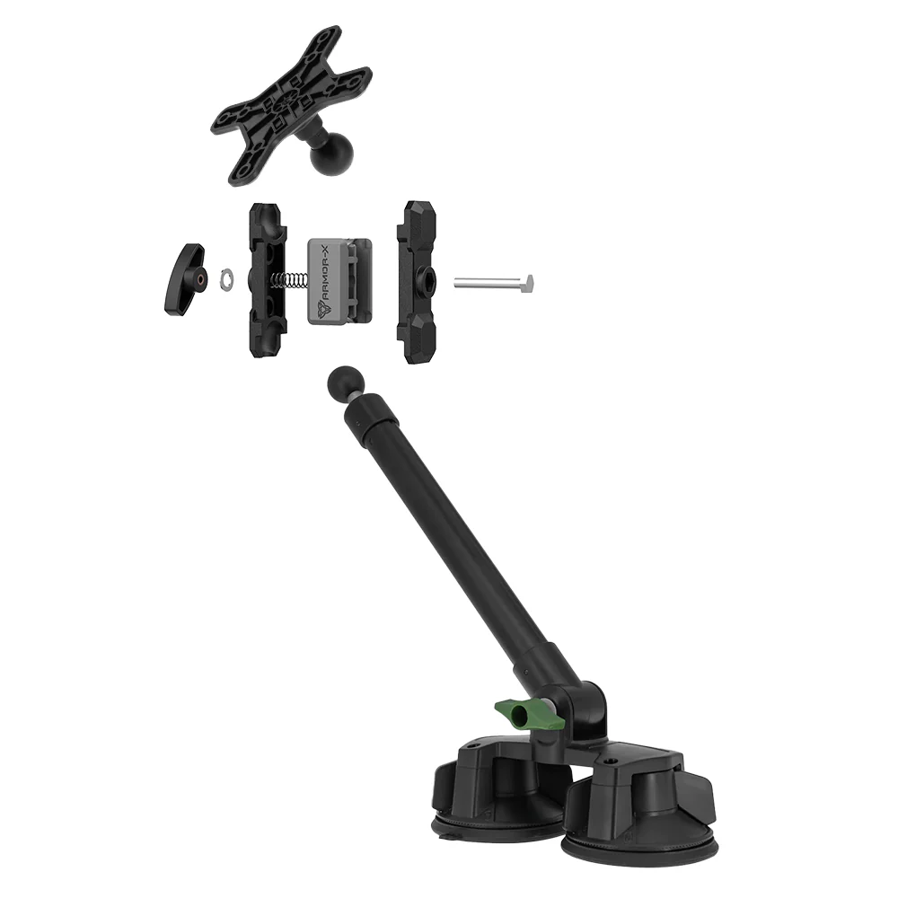 VSA-P65 | Dual Suction Cup VESA Mount ( 75x75mm | 50x50mm ) with Long Arm | Design for Tablet - Image 9