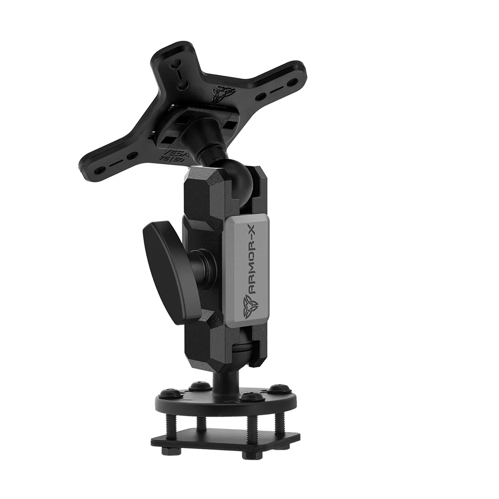 VSA-P66 | Drill-Down Dashboard VESA Mount ( 75x75mm | 50x50mm ) with Backing Plate | Design for Tablet