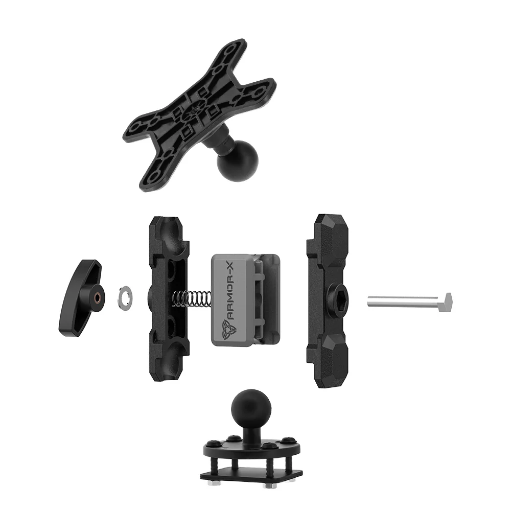 VSA-P66 | Drill-Down Dashboard VESA Mount ( 75x75mm | 50x50mm ) with Backing Plate | Design for Tablet - Image 9