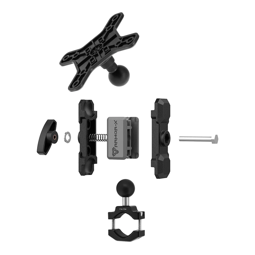 VSA-P67 | Bar Clamp VESA Mount ( 75x75mm | 50x50mm ) | ⌀10-32mm | Design for Tablet - Image 10