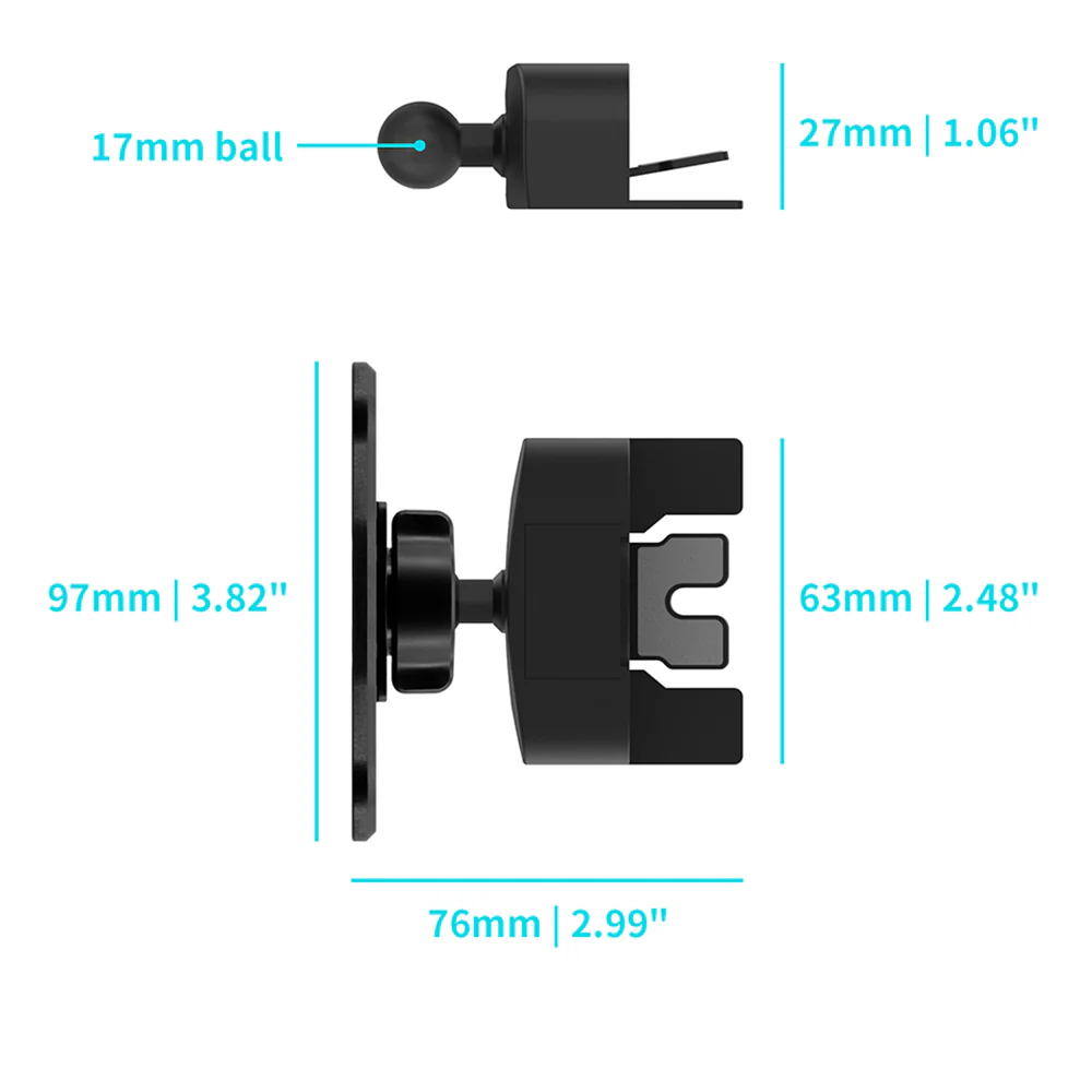 VSA-X100 | CD Slot Mount VESA Mount ( 75x75mm | 50x50mm ) | Design for Tablet - Image 5