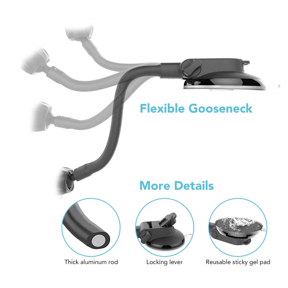 VSA-X122 | Gooseneck Suction Mount VESA Mount ( 75x75mm | 50x50mm ) | Design for Tablet - Image 5