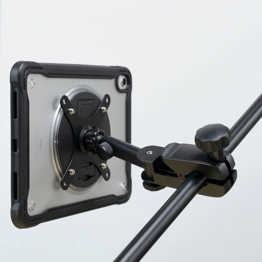 VSA-X140 | Microphone Stand Clamp VESA Mount ( 75x75mm | 50x50mm ) | Design for Tablet - Image 2