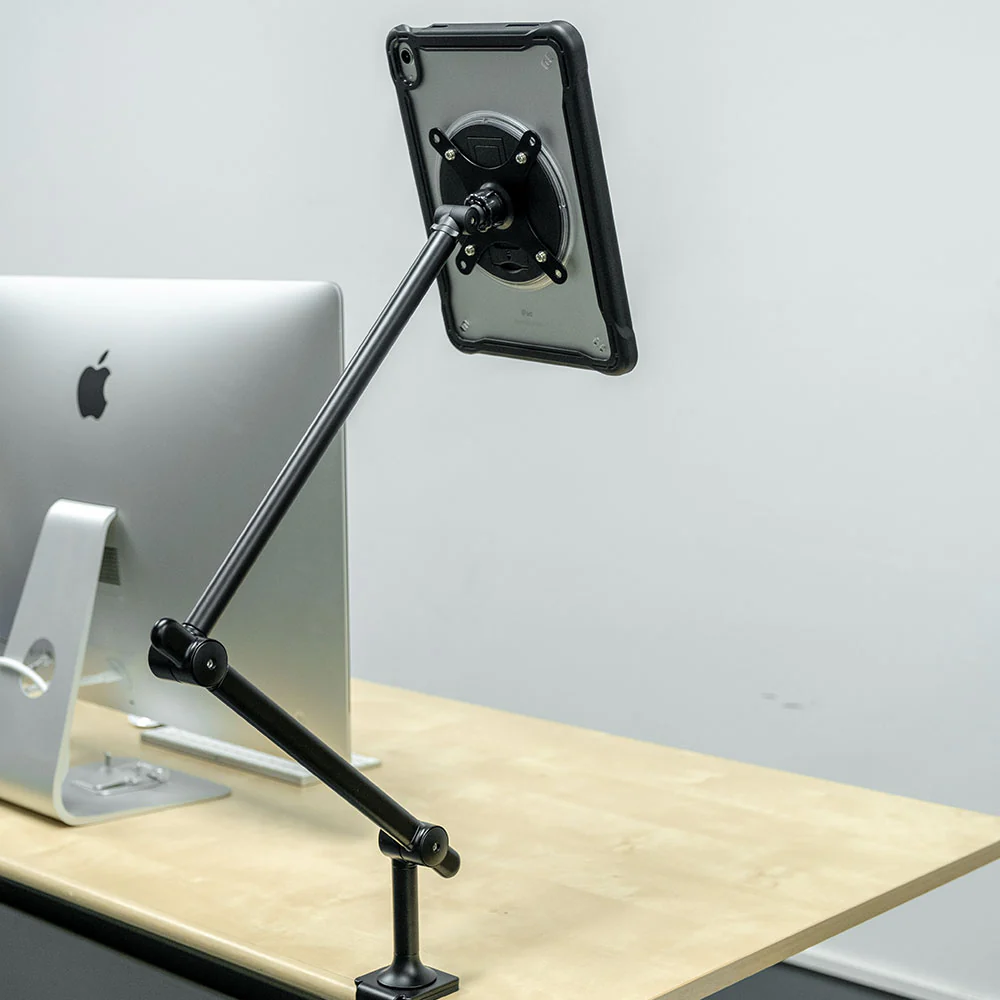 VSA-X141 | Aluminium Adjustable Arm Clamp VESA Mount ( 75x75mm | 50x50mm ) | Design for Tablet - Image 4