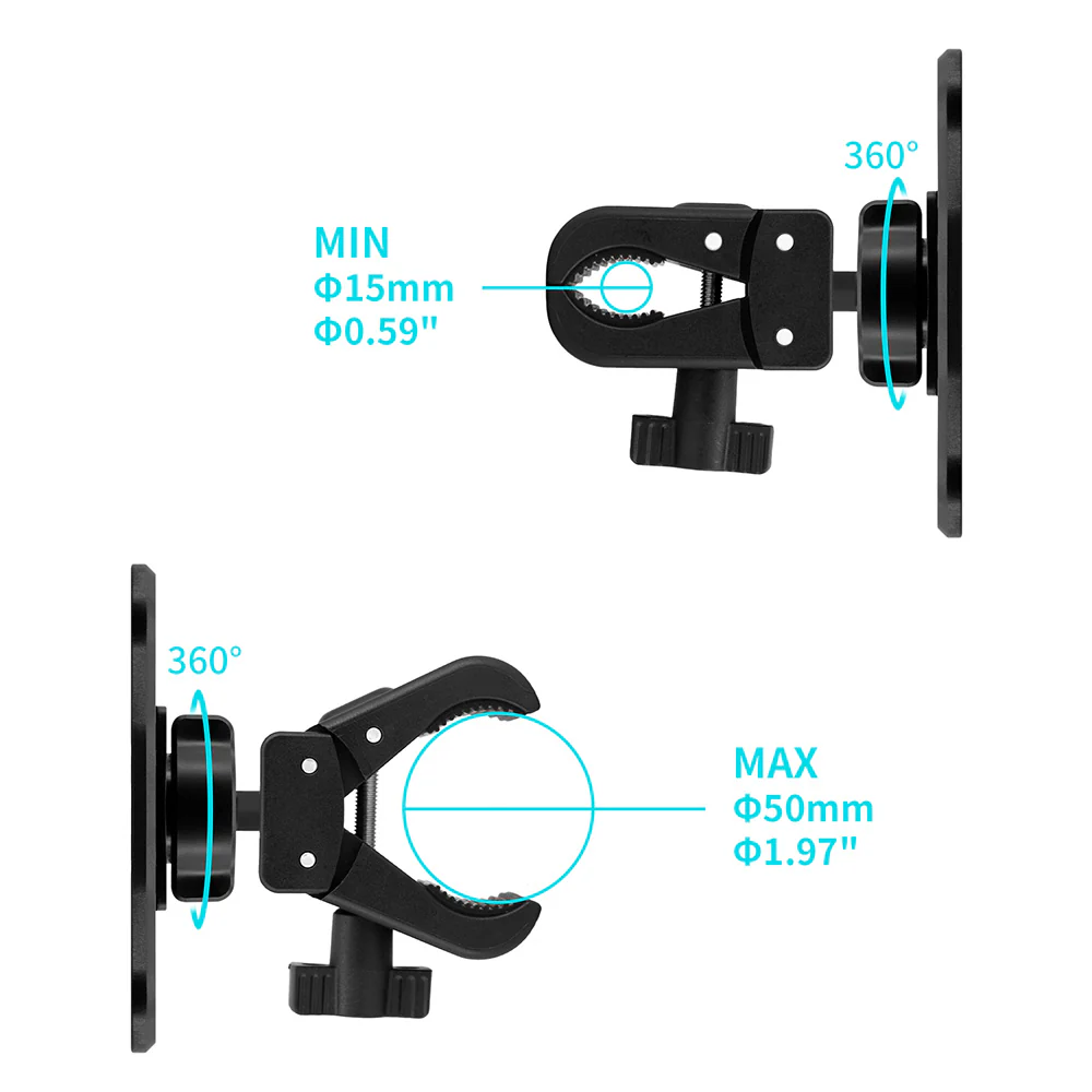 VSA-X146 | Quick Release Handlebar Mount VESA Mount ( 75x75mm | 50x50mm ) | Design for Tablet - Image 2