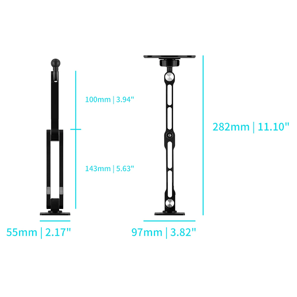 VSA-X166 | Drill-Down Wall VESA Mount ( 75x75mm | 50x50mm ) | Design for Tablet - Image 4