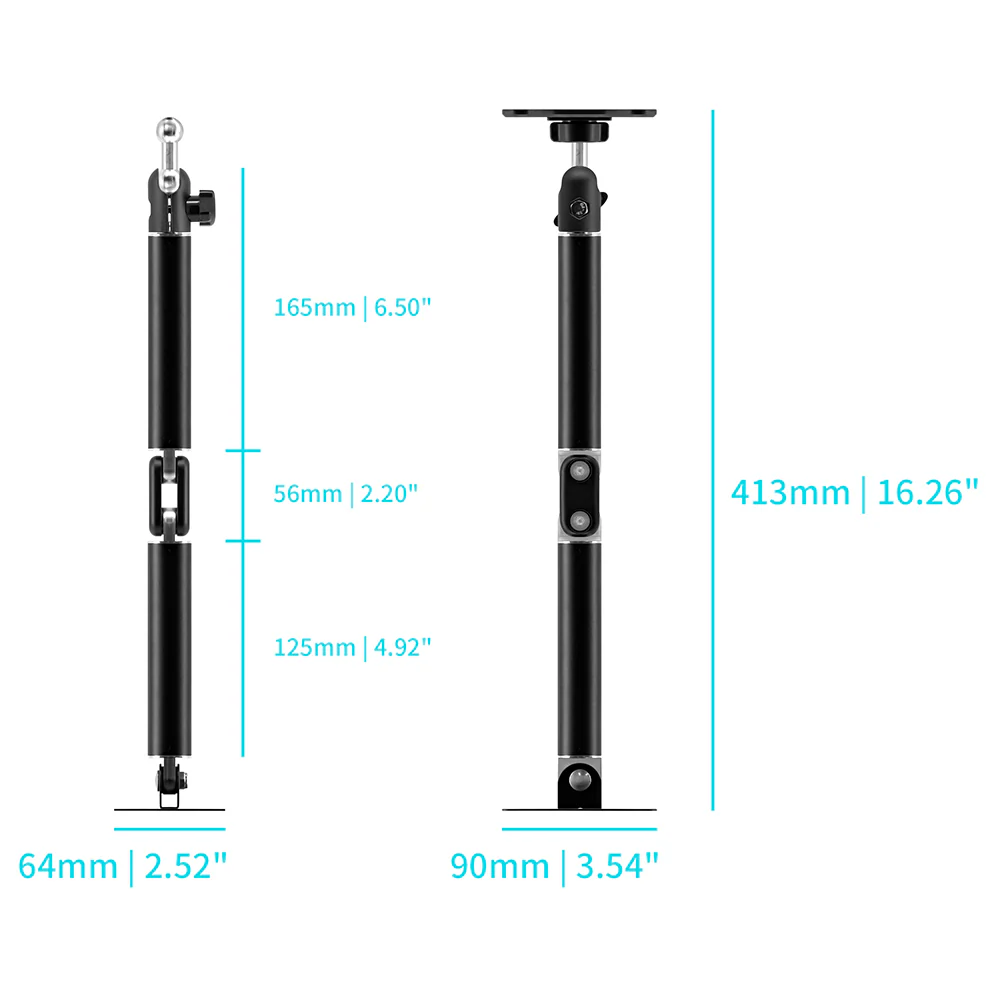 VSA-X169 | Drill-Down Wall VESA Mount ( 75x75mm | 50x50mm ) | Design for Tablet - Image 3