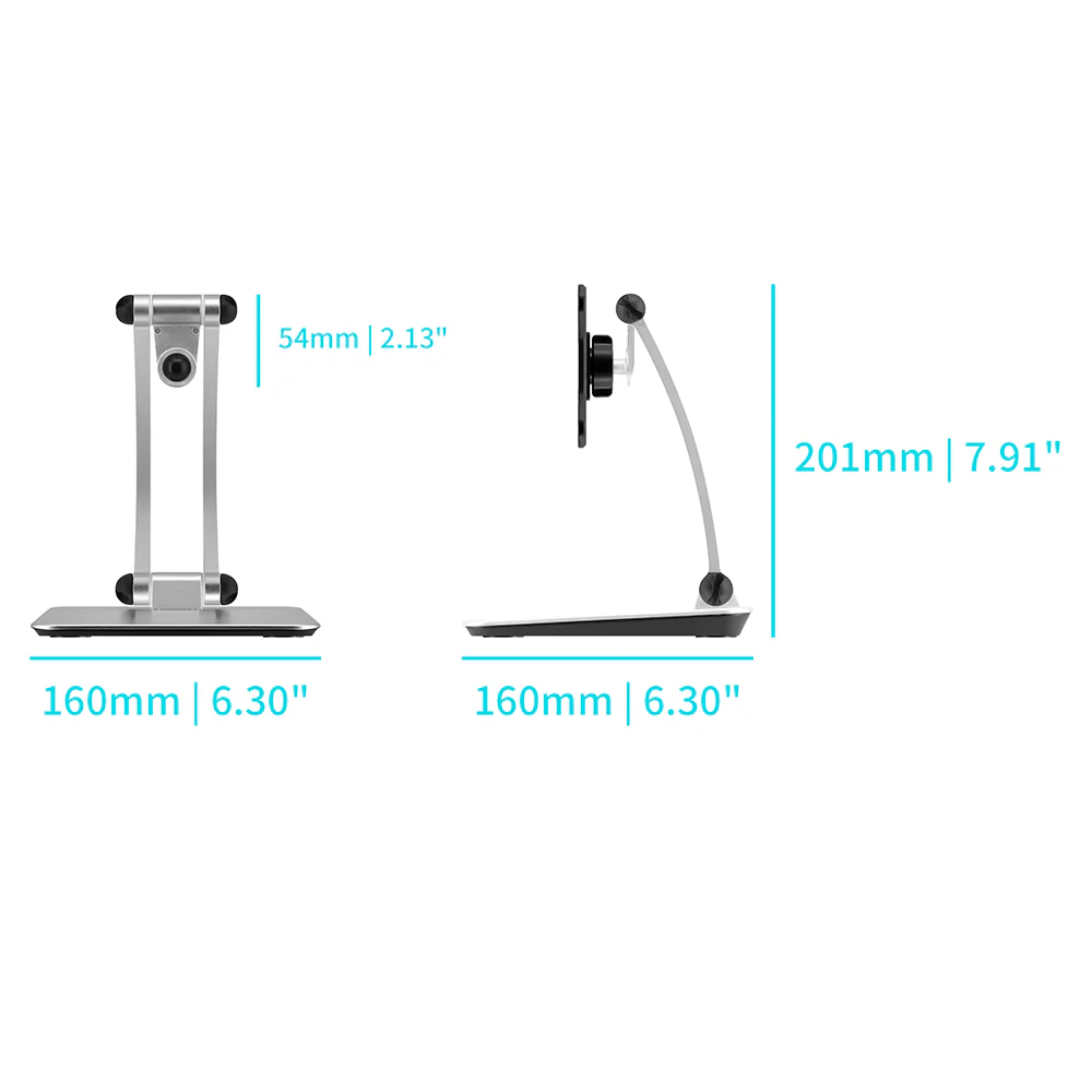 VSA-X171 | Adjustable Desktop VESA Mount ( 75x75mm | 50x50mm ) | Design for Tablet - Image 4