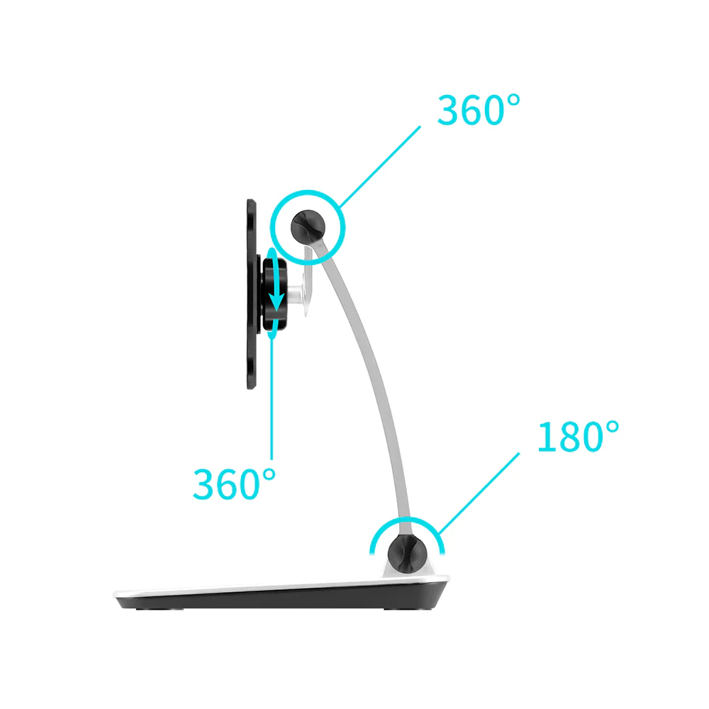 VSA-X171 | Adjustable Desktop VESA Mount ( 75x75mm | 50x50mm ) | Design for Tablet - Image 6